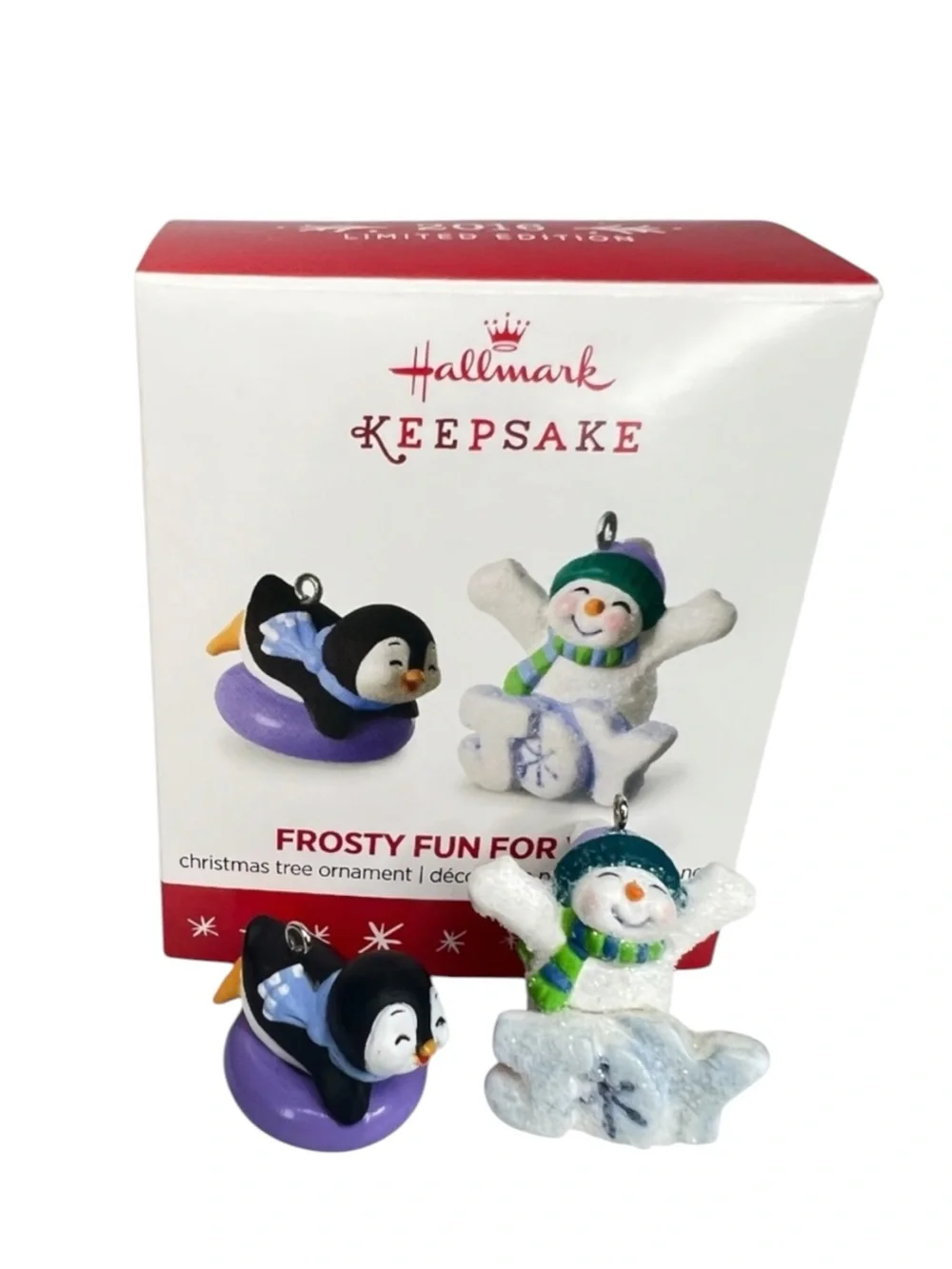 Hallmark Frosty Fun for You 2016 Limited Edition Miniature Keepsake Ornaments